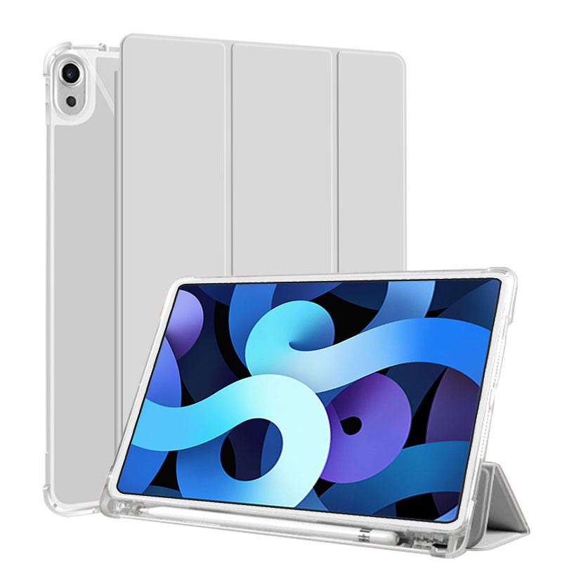 Bao da ipad air 4 10.9 pro 11 iPad 2020 8th 10.2inch Case with Pen slot iPad 6 5gen PU Leather Silicone Soft Smart Cover for iPad Mini 5 2019 Case
