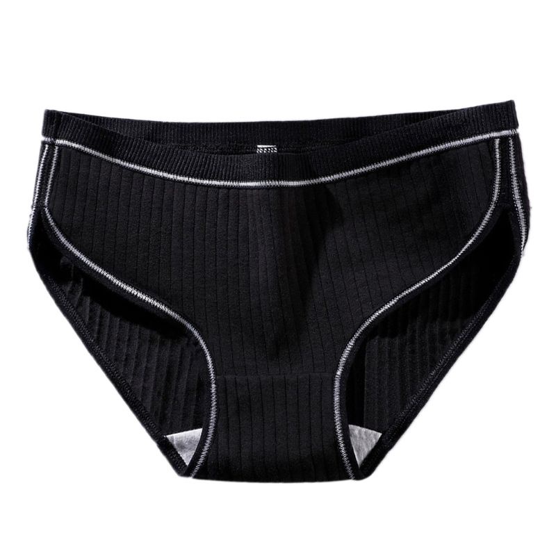 Xiangbao Quần Lót Thể Thao Lưng Thấp Kẻ Sọc Dọc Phong Cách Nhật Bản Cho Nữ