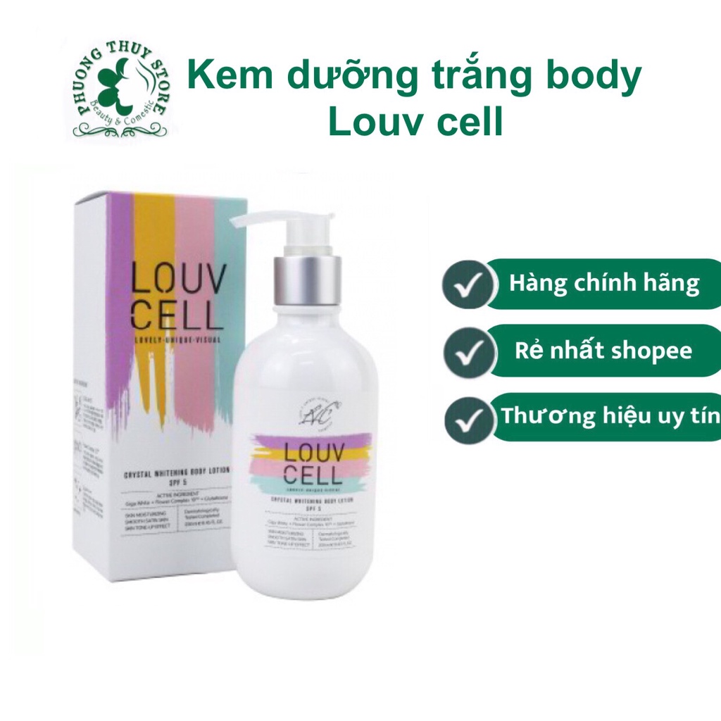 Dưỡng thể louv cell dạng chai vòi