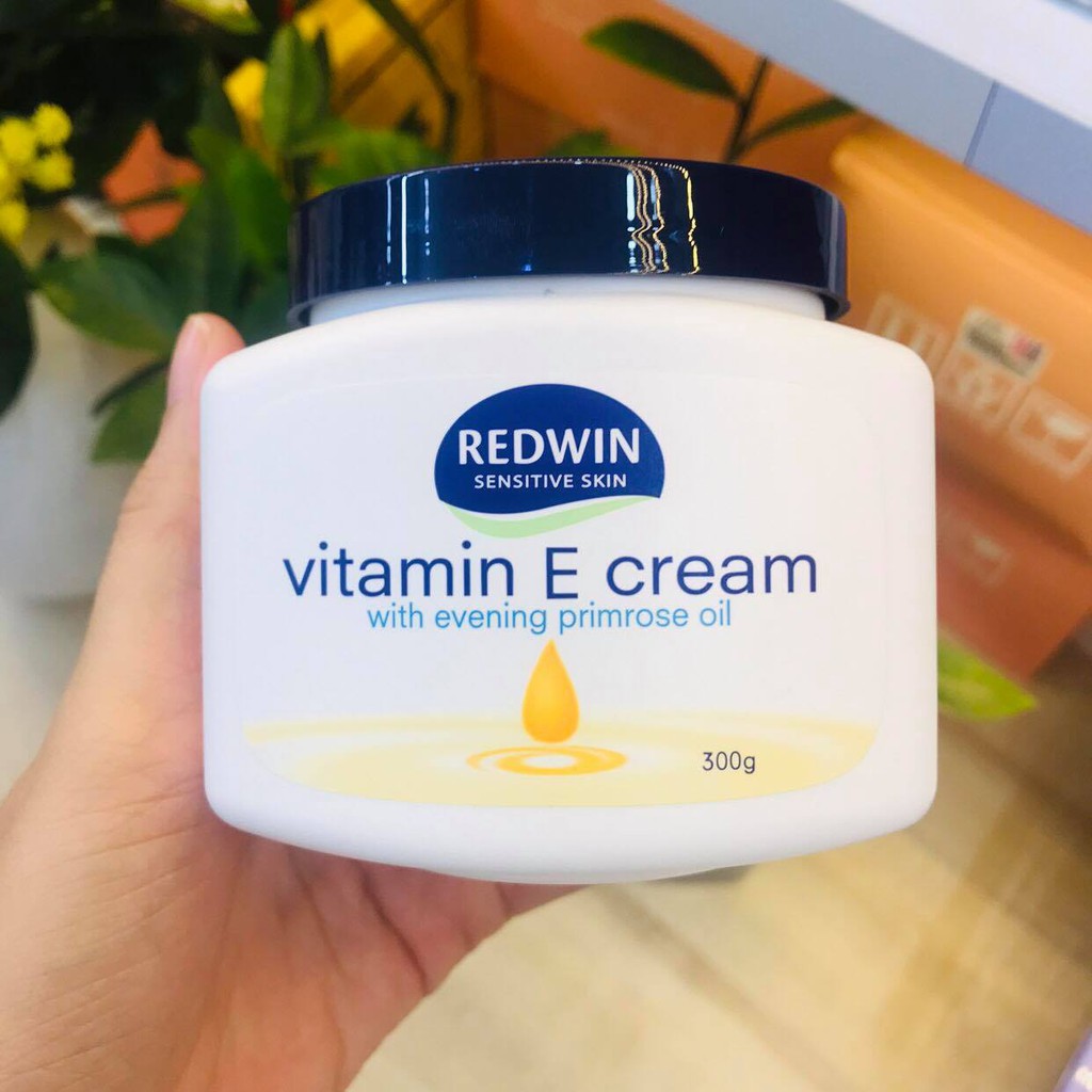 Kem Dưỡng Da Mềm Mịn REDWIN Vitamin E Cream Của Úc 300g