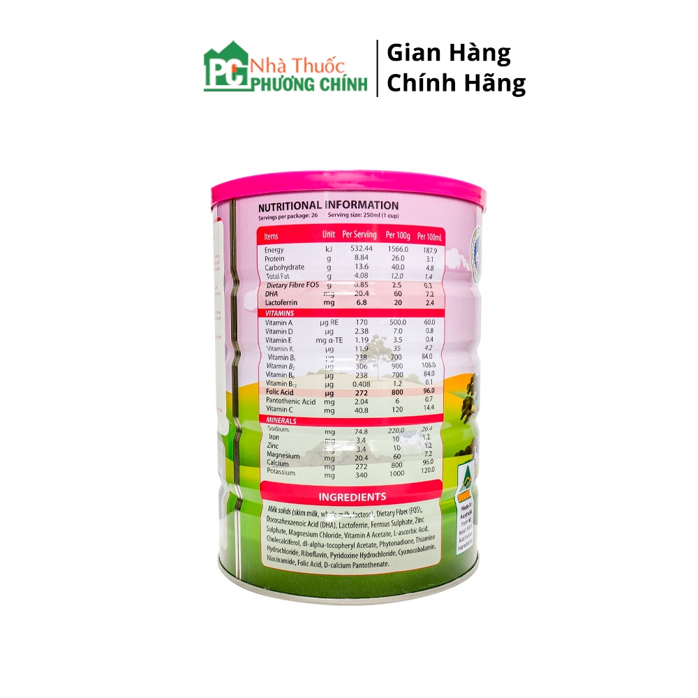 Sữa Bầu Hoàng Gia Úc Royal Ausnz Pregnant Mother Formula Dành Cho Phụ Nữ Mang Thai 900g