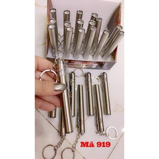 Đèn pin siêu sáng mini giá rẻ 919 - Màu bạc