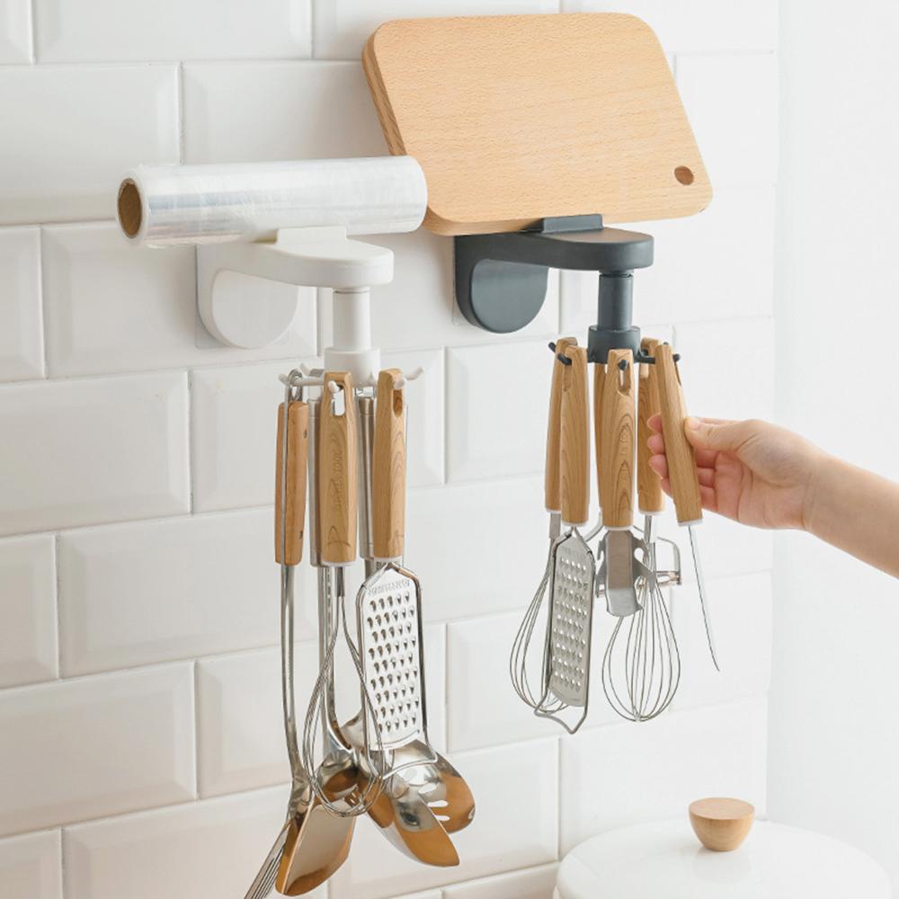 Giá Đỡ Treo Đồ Dùng Nhà Bếp Xoay 360 Độ Tiện Dụng
