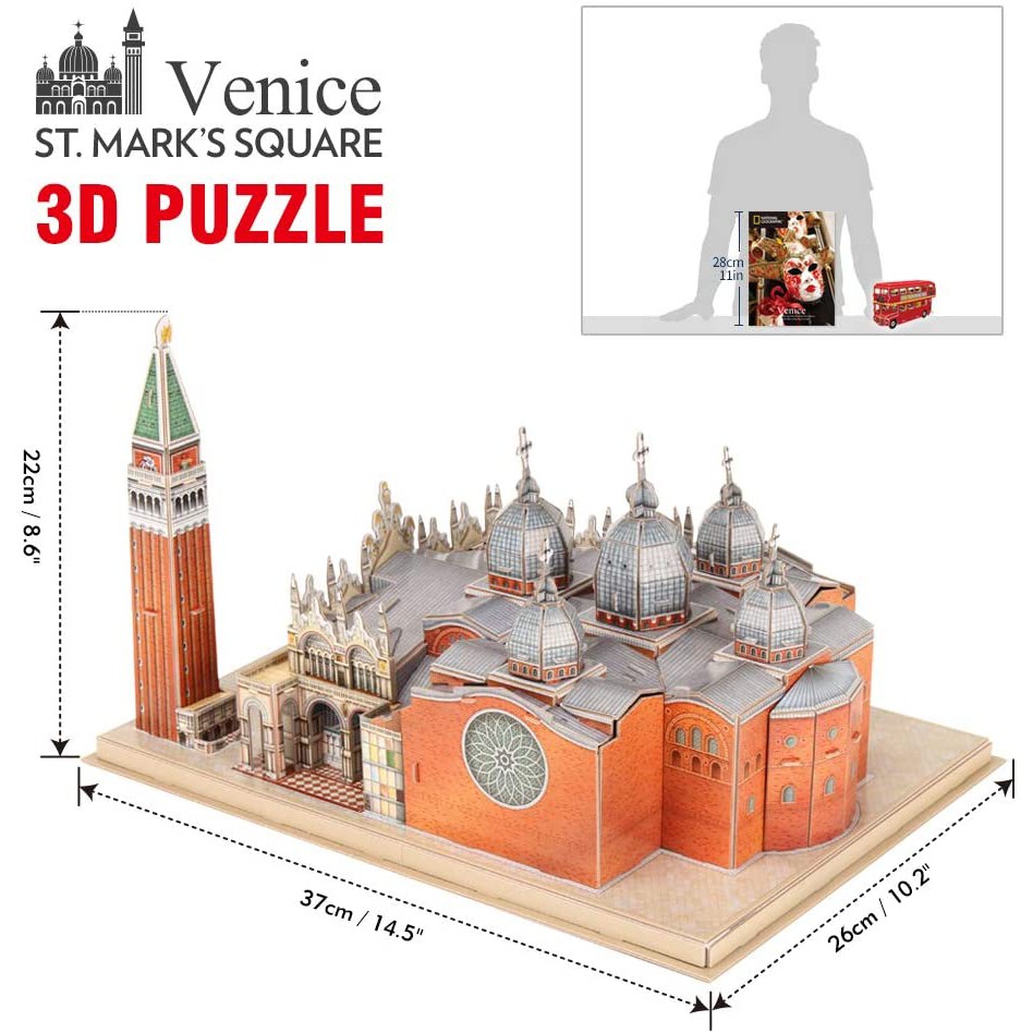 Mô hình giấy 3D CubicFun - Venice dòng National Geographic DS0980h
