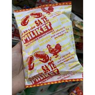 Sét 5 gói mì sa tế Miliket 75g