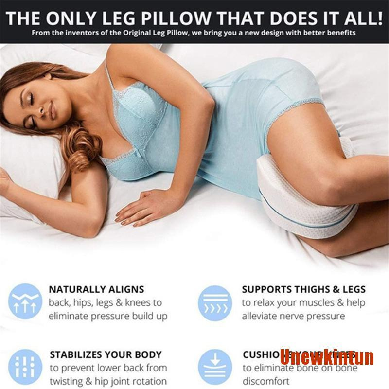 UNEW Body Memory Cotton Leg Pillow Foam Pillow Sleeping Back Hip Joint Pain Re