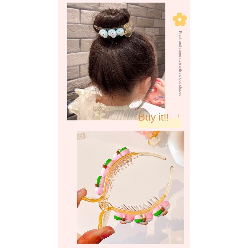 Kẹp Tóc Hình Cá Mập Hoạt Hình Dễ Thương Cho Bé Gái