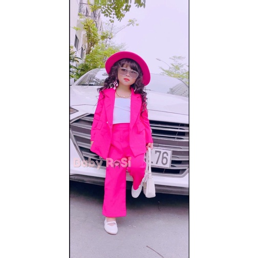 Quần xuông dài trơn cho bé gái