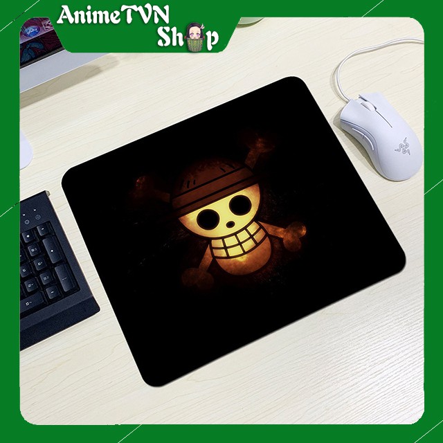 Miếng lót chuột hình Anime/Manga One piece - Đảo Hải Tặc - Hàng cao cấp từ cao su thiên nhiên (24 x 20 x 0.2)