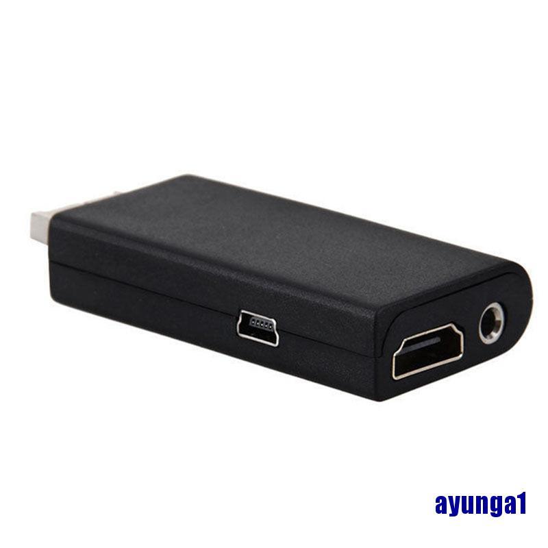 (ayunga1) HDV-G300 PS2 To HDMI 480i/480p/576i Audio Video Converter Adapter For PSX PS4