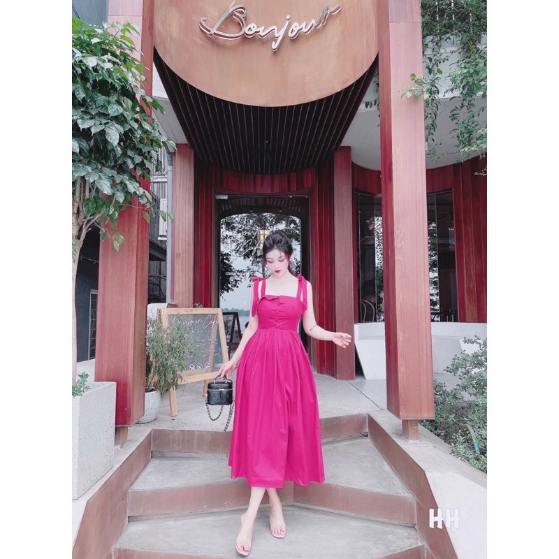 [Mã WASTMAY giảm 15% tối đa 30K đơn 150K] BÁN SỈ VÁY 2S VẠT NGỰC TÚI SƯỜN CÚC BỌC 2M TRẮNG HỒNG | BigBuy360 - bigbuy360.vn