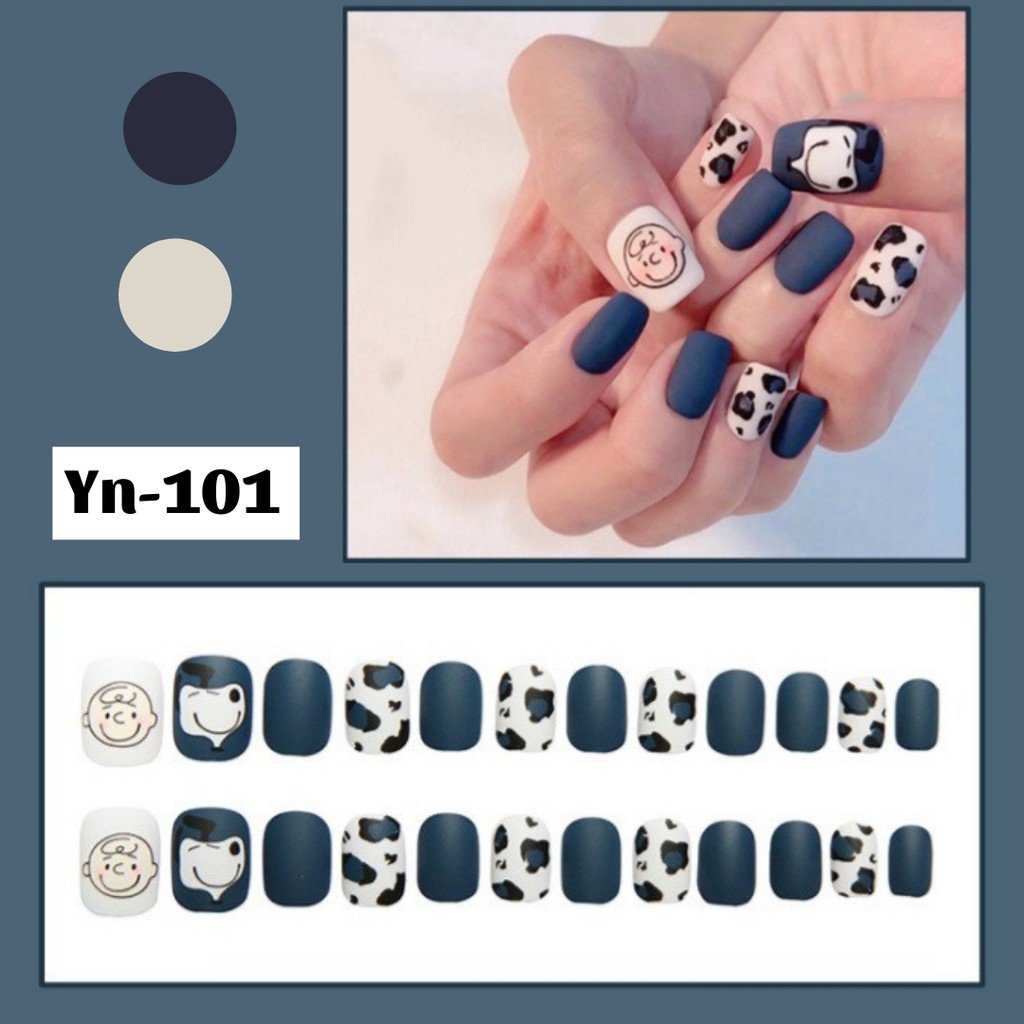 Móng tay giả dài nhọn kèm keo  ngắn YOU NAILS (Yn-101)