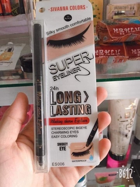 CHÌ SÁP KẺ MẮT SIVANNA COLORS WINKING CHARM EYELINER | BigBuy360 - bigbuy360.vn