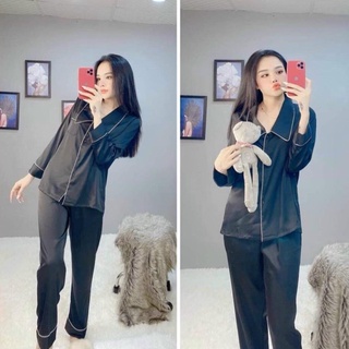Pyjama Cao Cấp Siêu Xinh Với Chất Vải Lụa Mát Bộ mặc nhà sang chảnh quyến rũ