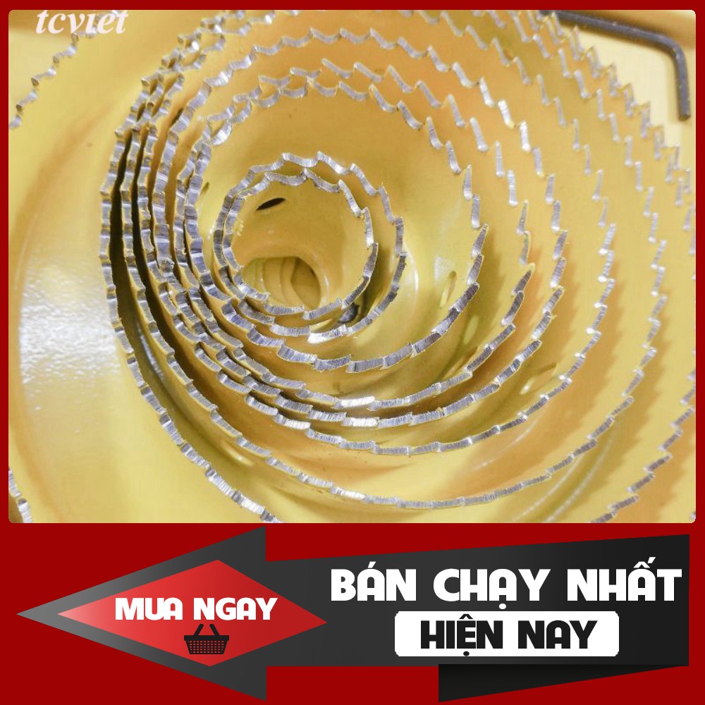 [ HÀNG CHÍNH HÃNG - GIÁ SẬP SÀN ] MŨI KHOÉT THẠCH CAO, GỖ, NHÔM - BỘ KHOÉT LỖ TRÒN ĐA NĂNG 16 PCS