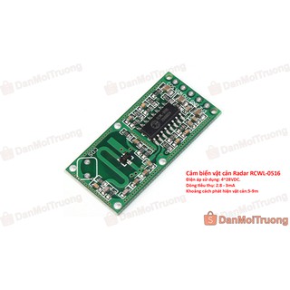 Module cảm biến vật cản radar rcwl - 0516