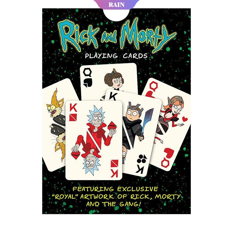Bộ Bài Tây Rick Và Morti Cao Cấp Dùng Cho Các Bữa Tiệc