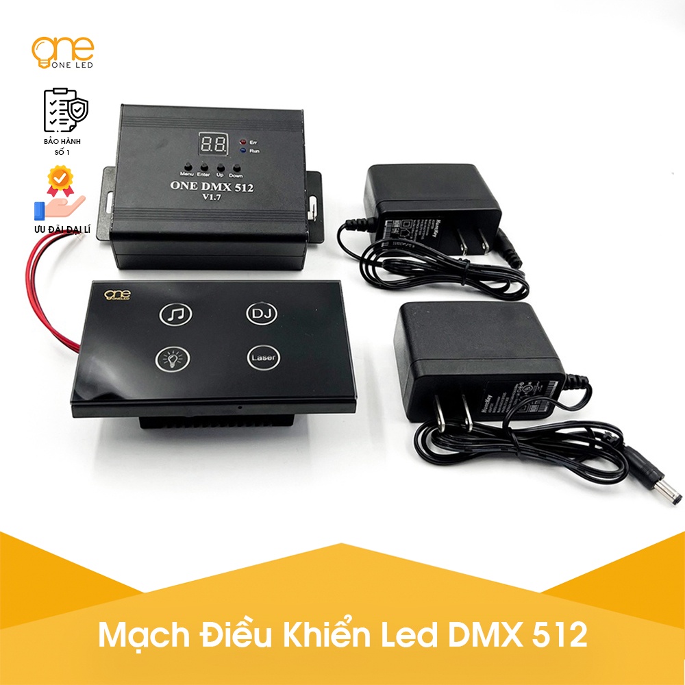 Mạch Điều Khiển Led DMX 512 V1.7 Bản 2022 - Chuyên Đèn Sân Khấu, Đèn Kỹ Xảo, Phòng Karaoke - Bảo Hành 12 Tháng