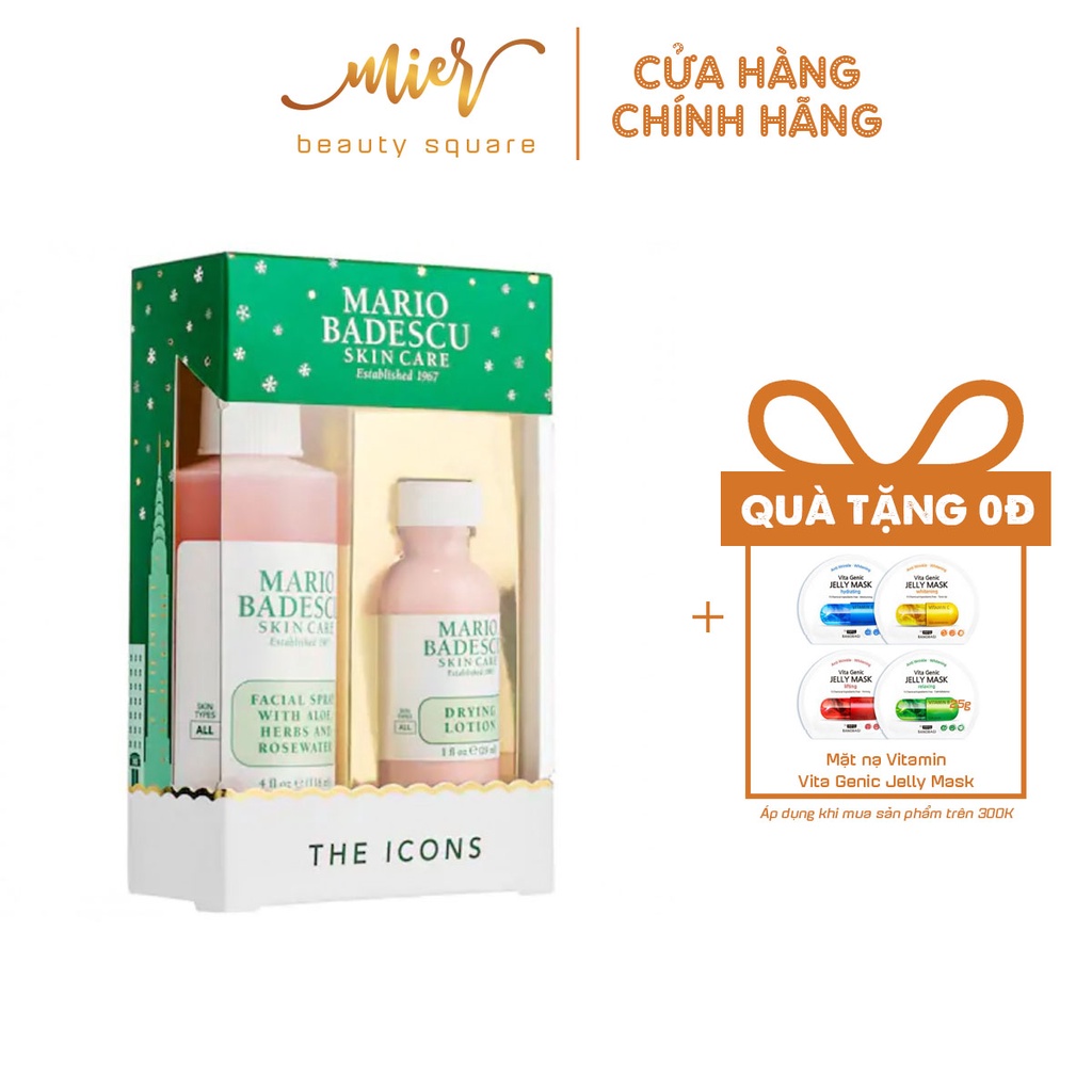 Chấm Mụn Mario Badescu Skin Care The Icons Dành Cho Da Mụn 29ml