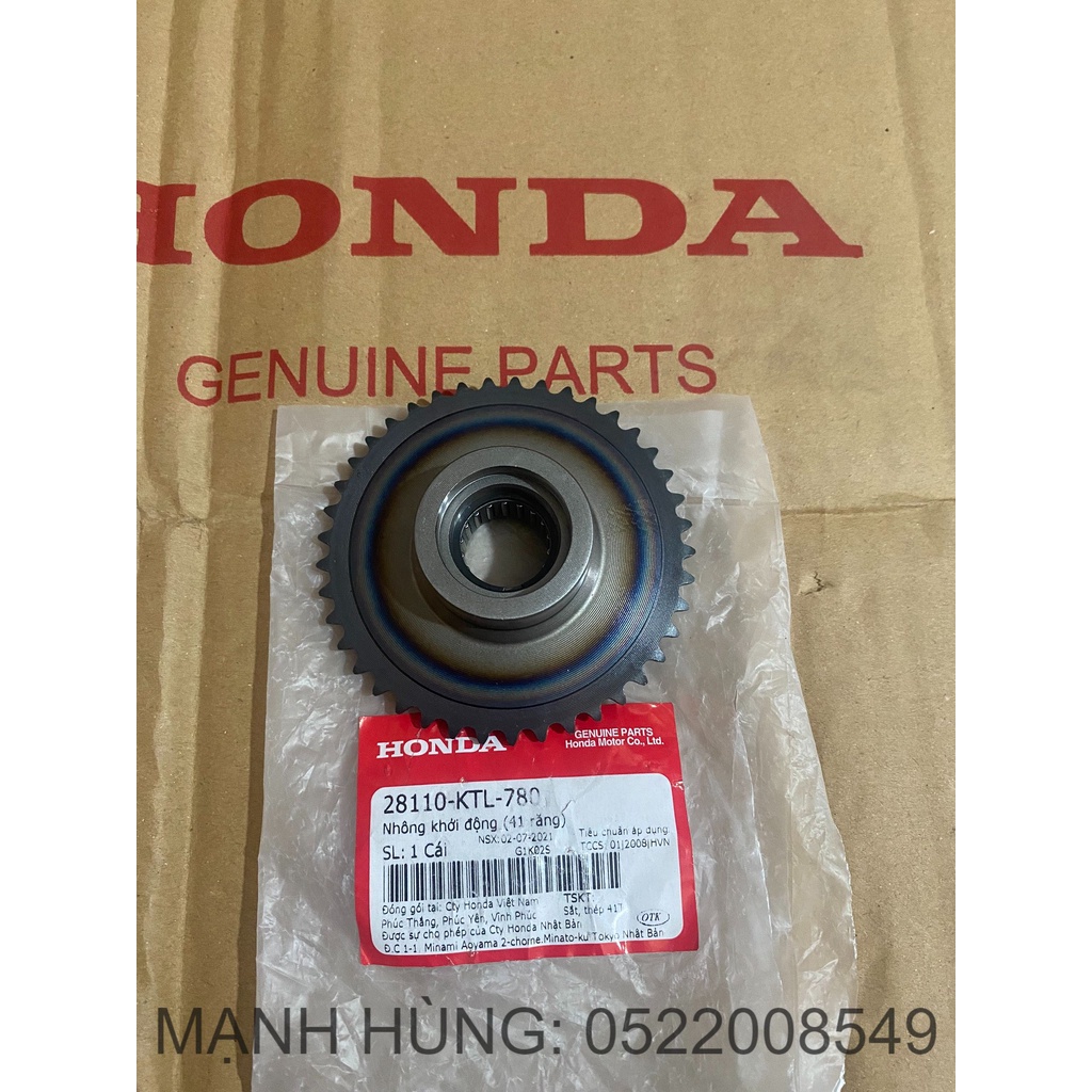 Nhông khởi động  chính hãng Honda