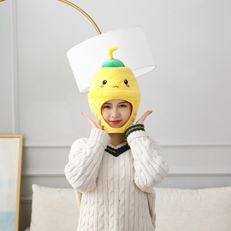 Búp Bê Nhồi Bông Đồ Chơi Hình Hamburger Khoai Tây Chiên Đội Nón Nhồi Bông Dễ Thương Dùng Làm Quà Tặng Cho Bé Gái Y