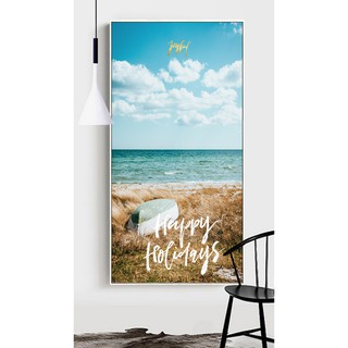 Tranh canvas treo tường phong cảnh biển khổ dọc VIP321- 50 x 100 cm