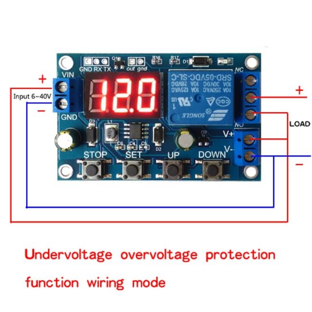 Mạch sạc bình tự động ngắt và mở hoặc bảo vệ inverter
