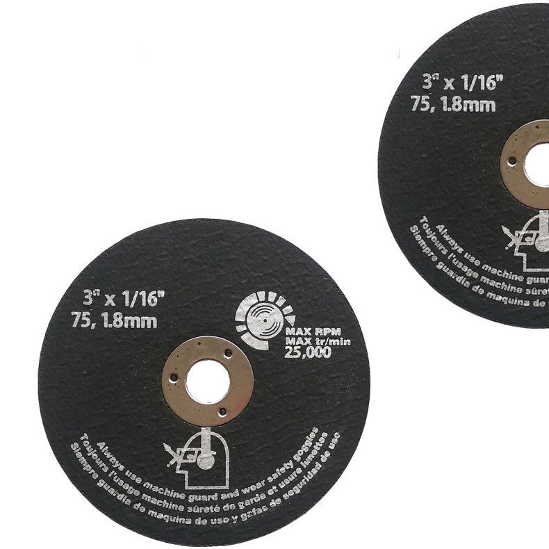 Đĩa cắt mài 3 inch 75mm dày 1.8mm cắt sắt, thép dùng cho máy mài cắt mini cầm tay