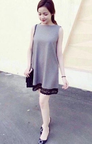 Đầm cát hàn vải dày dày đẹp