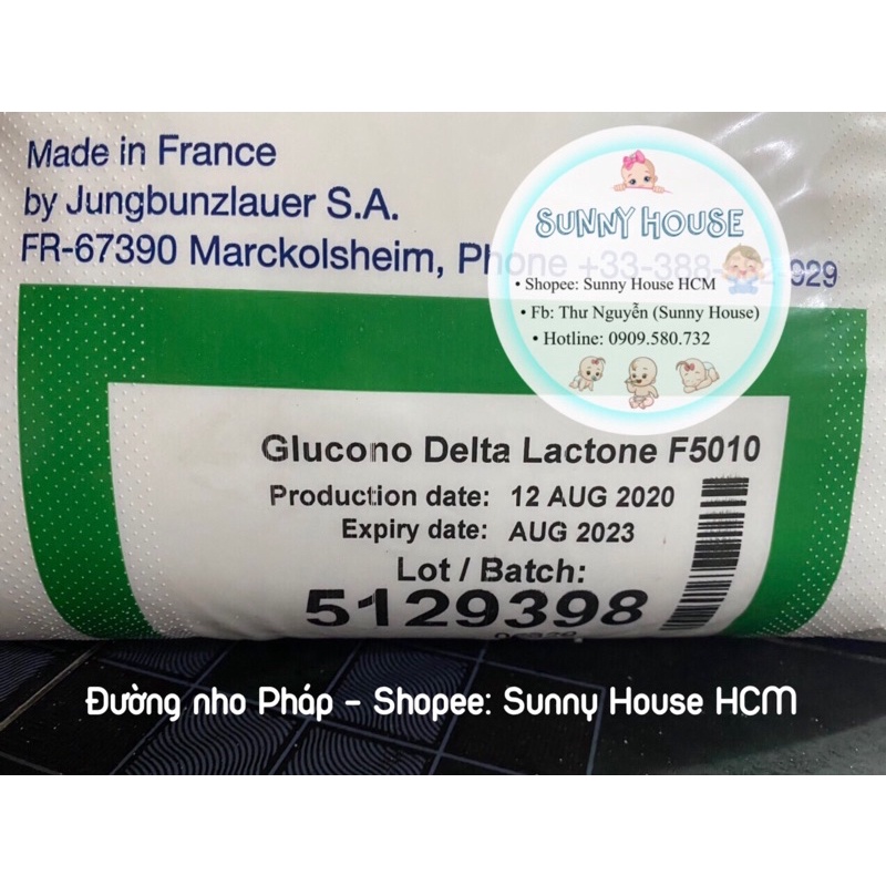 Đường Nho Pháp Làm Đậu Hũ  Hàng Loại 1