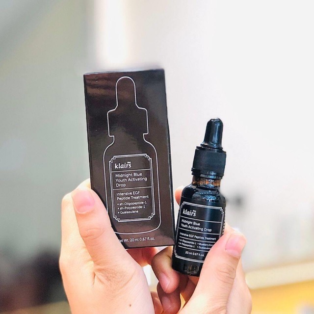 Tinh chất phục hồi da tổn thương serum klairs midnight blue youth activating drop
