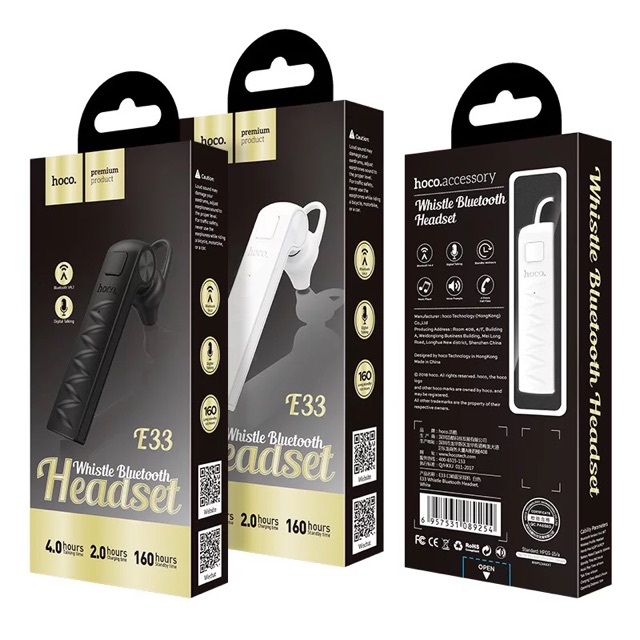 Tai Nghe Bluetooth Hoco E33 Có Micro Hỗ Trợ Tốt Đàm Thoại, Âm Thanh Chất Lượng Chính Hãng.