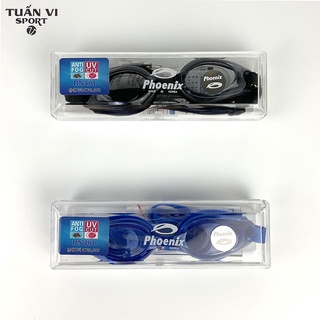 Kính bơi trẻ em, người lớn cao cấp Phoenix 401 Hàn Quốc chống sương mù và tia UV