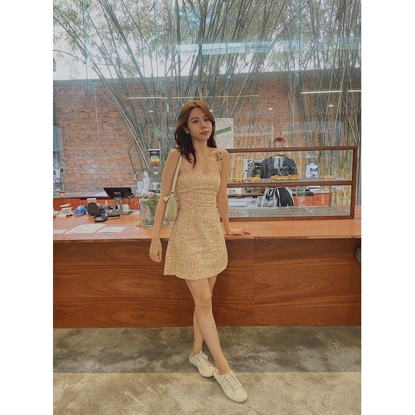 LEMONCHICVN - Đầm hai dây hở lưng - D197