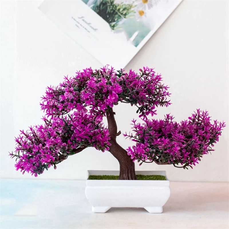 Chậu Cây Bonsai Nhân Tạo Dùng Trang Trí Nhà Cửa/Khách Sạn/Vườn