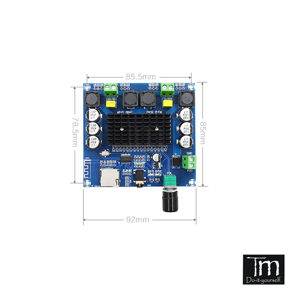 Mạch Loa Bluetooth 5.0 TDA7498 2*100W (XH-A105)