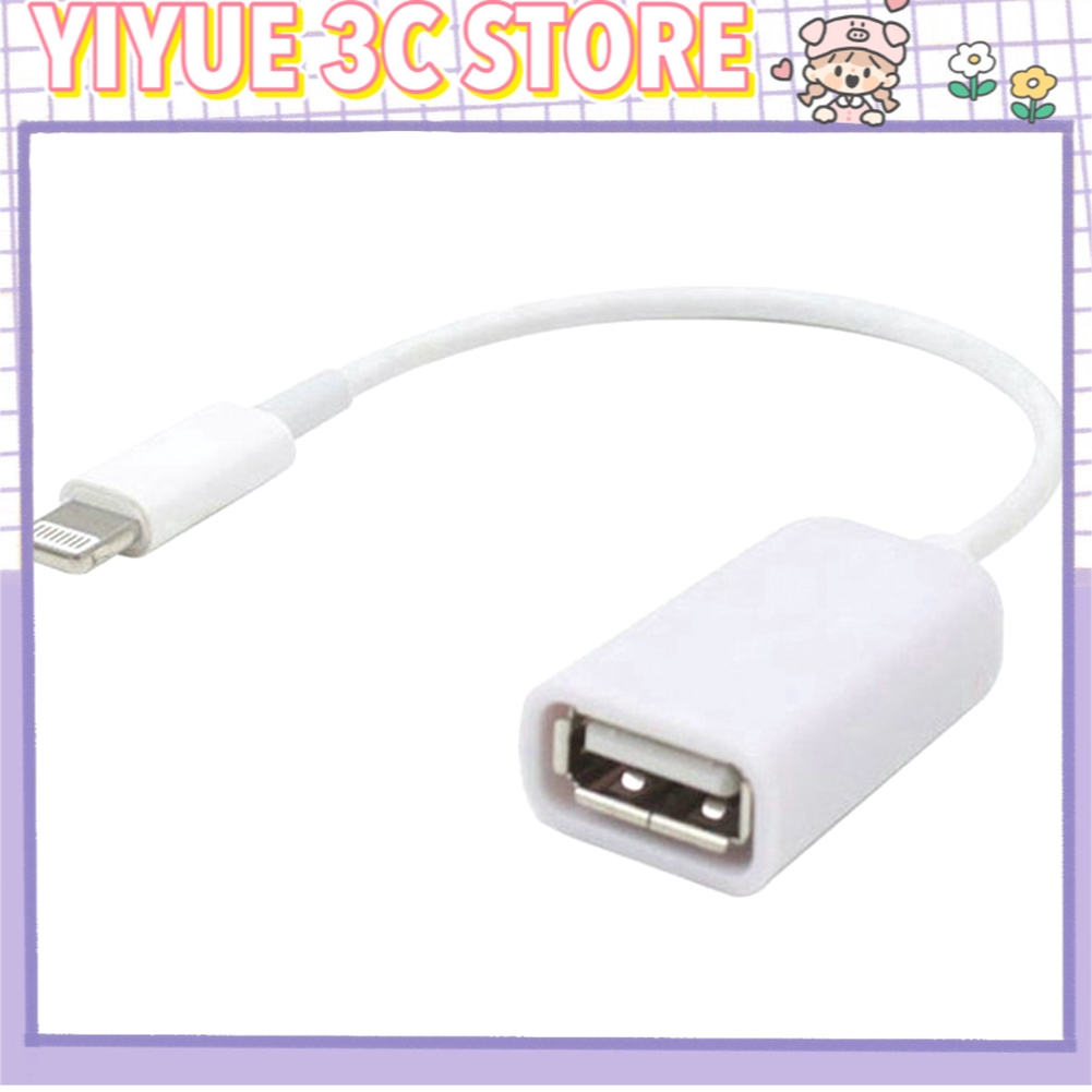 Dây cáp chuyển đổi OTG đầu 8 chân qua USB cho IPhone 5 5S 6 6S Plus 7