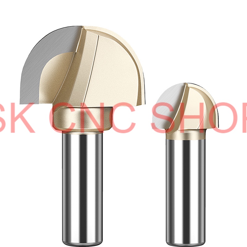Mũi phay CNC đánh rãnh tròn rãnh cầu - SK CNC SHOP