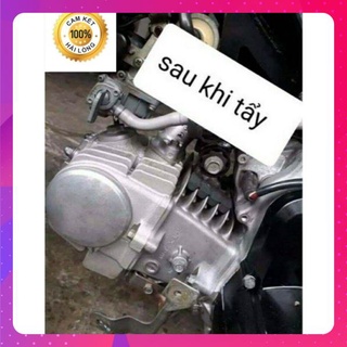 Dung dịch tẩy xe máy,dung dịch tẩy rửa đầu bò, lốc máy, ố vàng, ố kính rỉ sét, gầm ôtô
