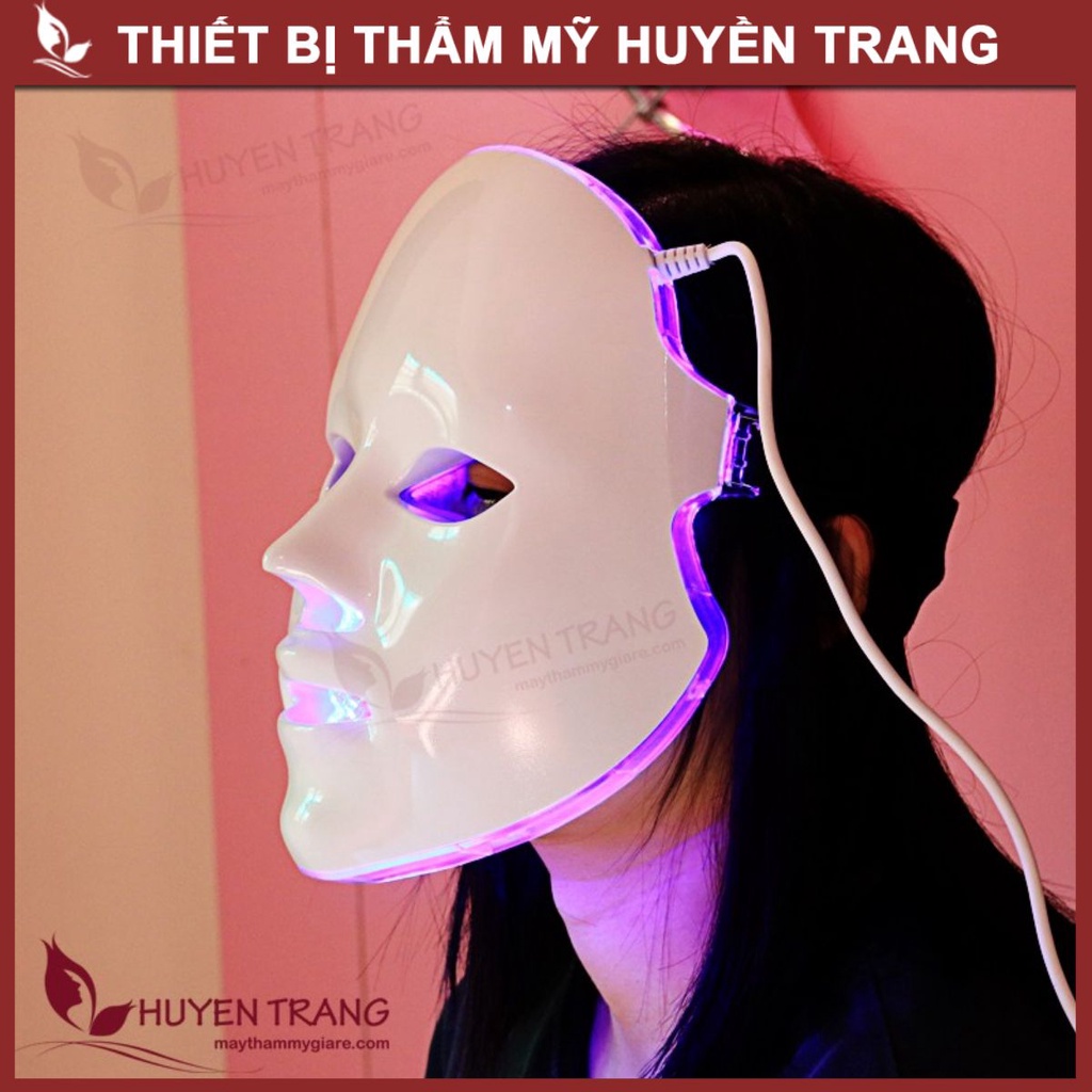 Mặt Nạ Ánh Sáng Sinh Học 7 Màu BioLed KM-7P - Thẩm Mỹ Huyền Trang NANOCEE