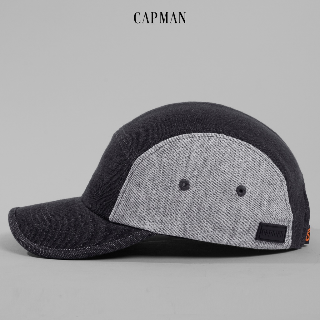 Mũ lưỡi trai chính hãng CAPMAN dáng thể thao ôm đầu vải kaki cotton CM86
