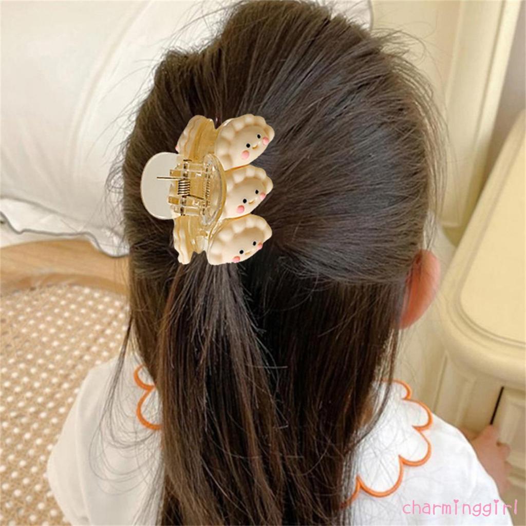 Kẹp tóc nhựa mini họa tiết hoạt hình đáng yêu cho nữ