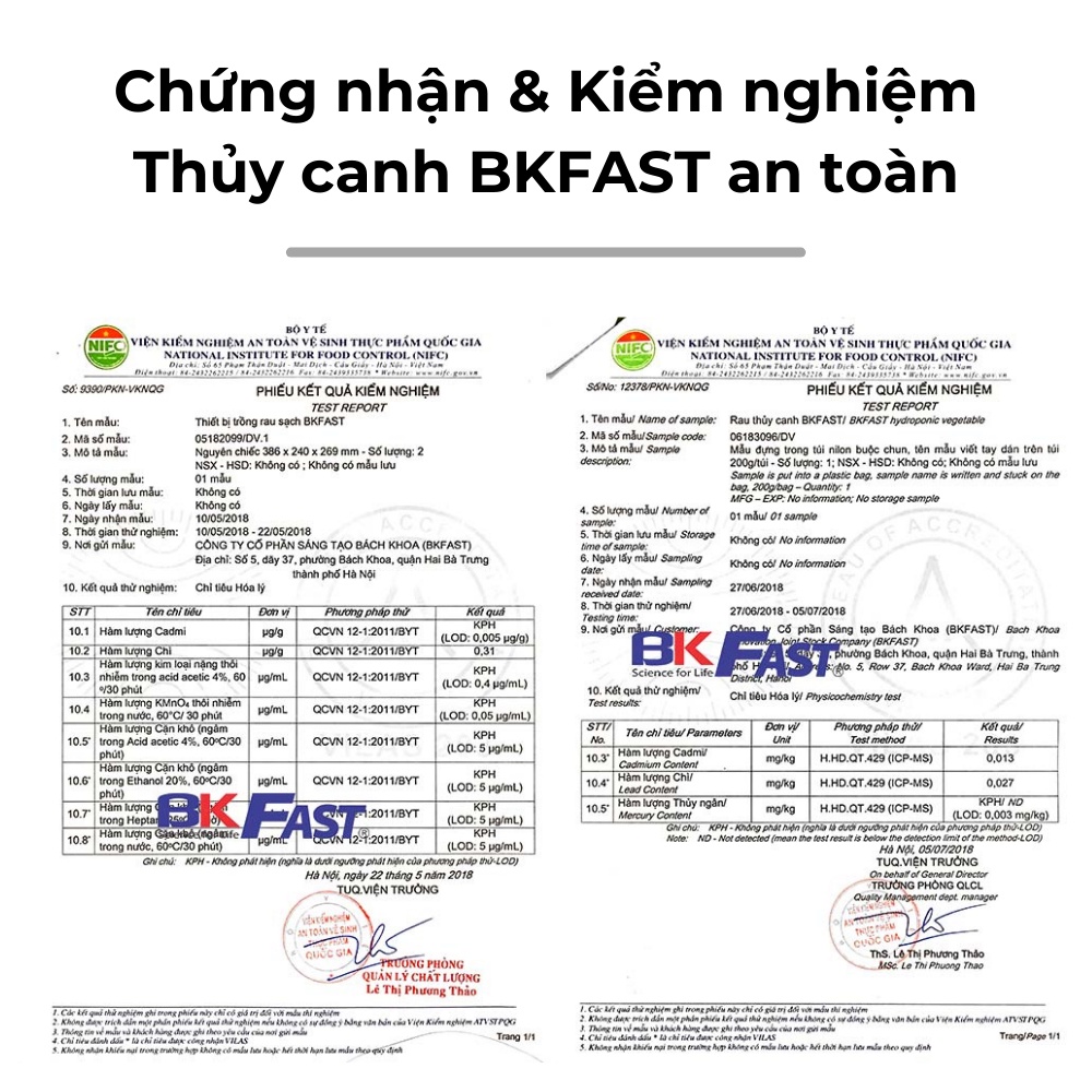 THIẾT BỊ TRỒNG RAU THỦY CANH BKFAST (Bộ 4 Thùng Đầy Đủ) - ĐH Bách Khoa Hà Nội (Gốc Sản Xuất)