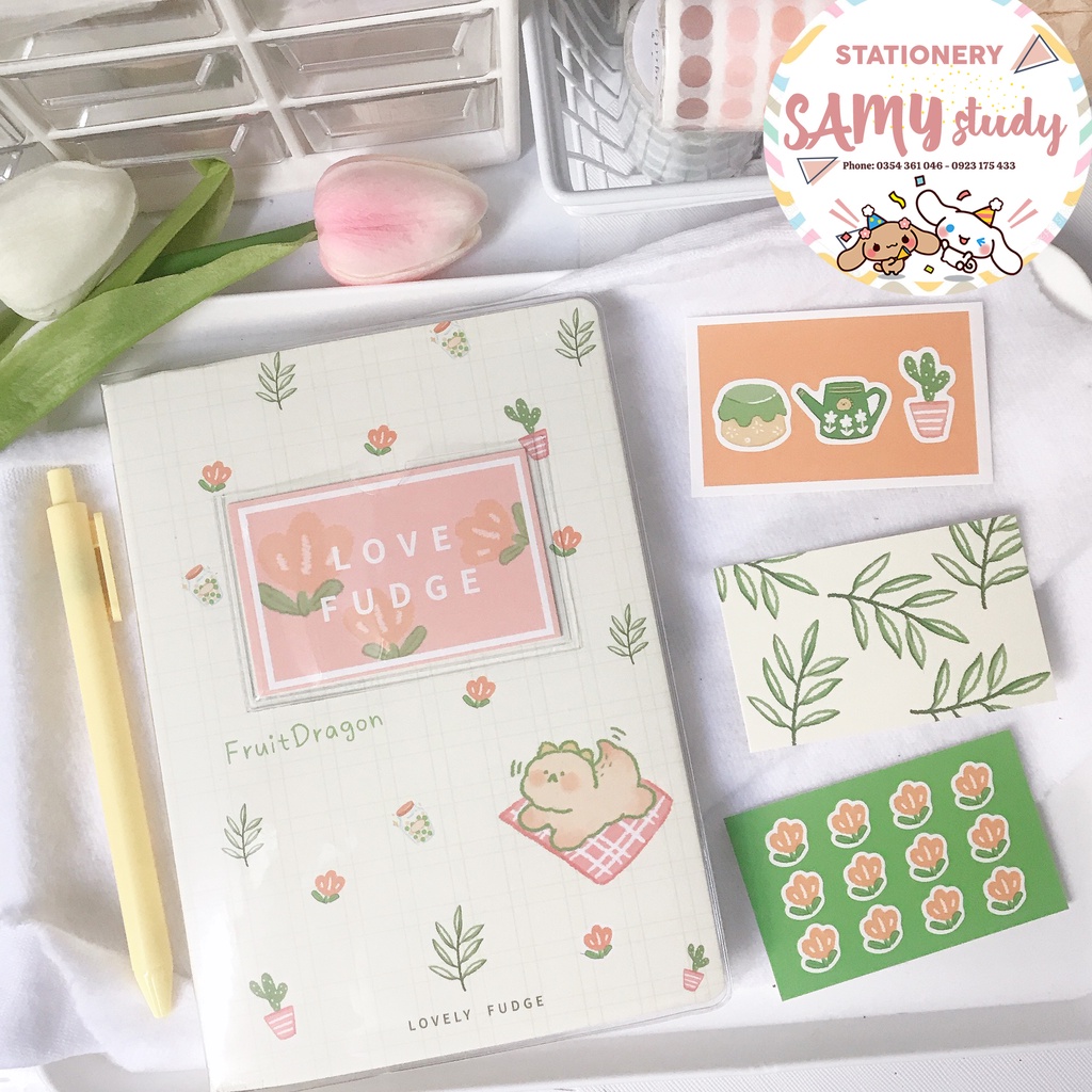 SỔ CARO NOTE FOR DIARY SIZE A5 100GSM 80 TỜ (160 TRANG) CUTE DÙNG LÀM LƯU BÚT PLANNER BULLET JOURNAL