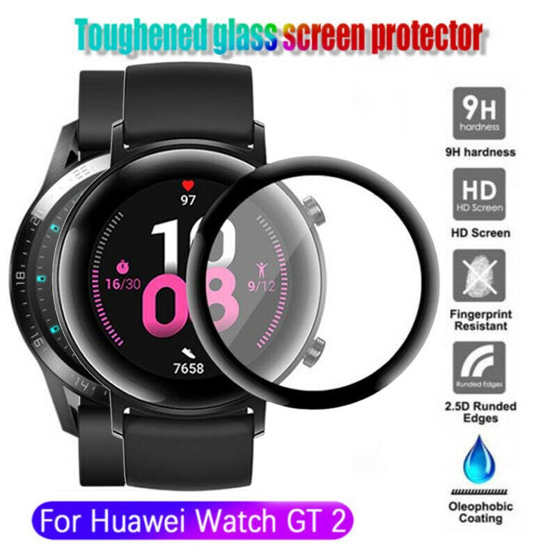 Kính Cường Lực 3d Bảo Vệ Màn Hình Cho Đồng Hồ Thông Minh Huawei Watch Gt 2 46mm
