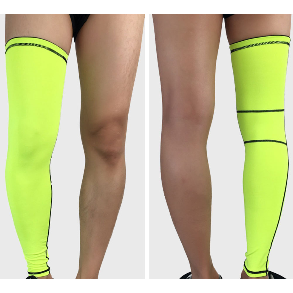 【Ready Stock】 Sports Knee Protectors Basketball Volleyball Football Running Breathable Long Knee Leg warmers Calf Sleeve