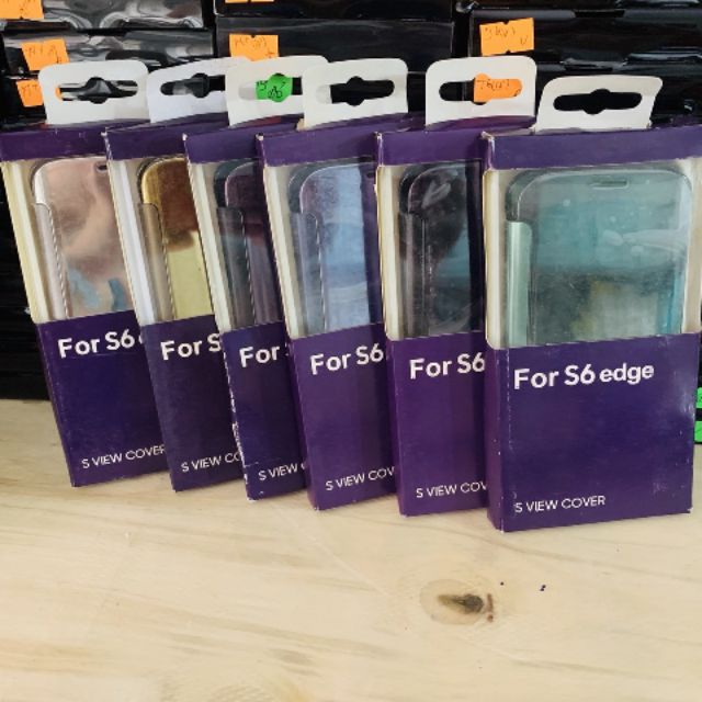 Bao da sview cover cho Samsung S6 Edge