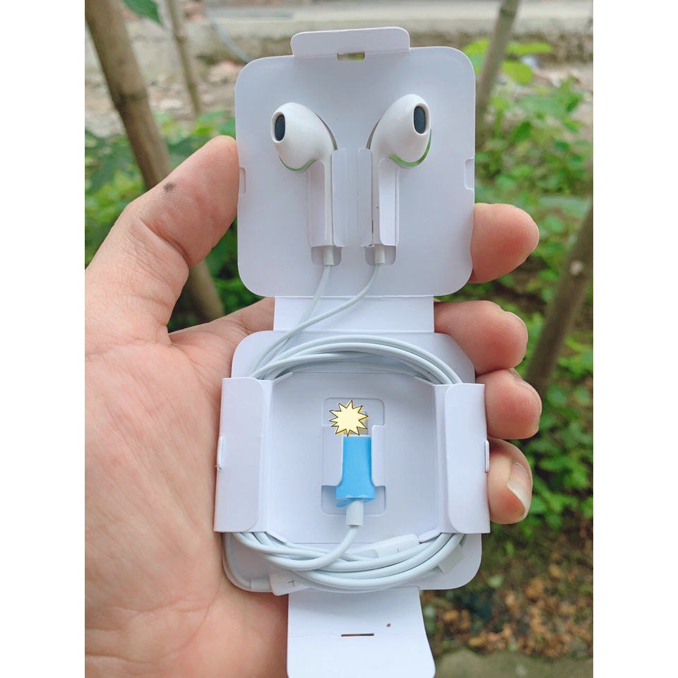 Tai nghe xịn dây chân Lightning loại xịn cho 7/7Plus/8/8Plus/X/Xs Max/ 11/12/Pro Max