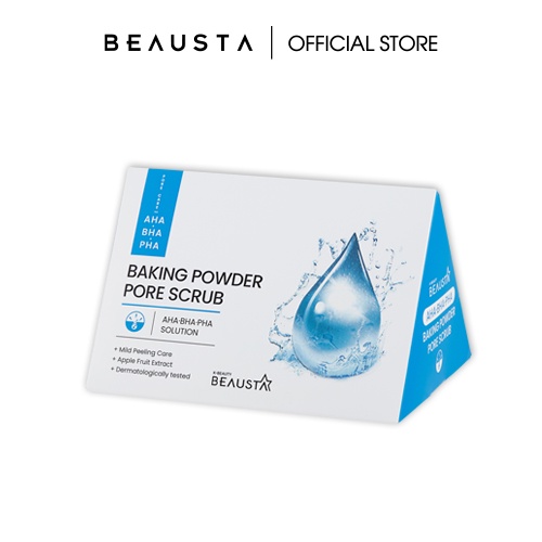 Tẩy tế bào chết Beausta AHA-BHA-PHA Baking Powder Pore Scrub