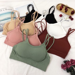 Áo Bra Thể Thao Nữ 💋 FREESHIP 💓 [AOBRA Bra Nữ Phối Lưng Đang A8156